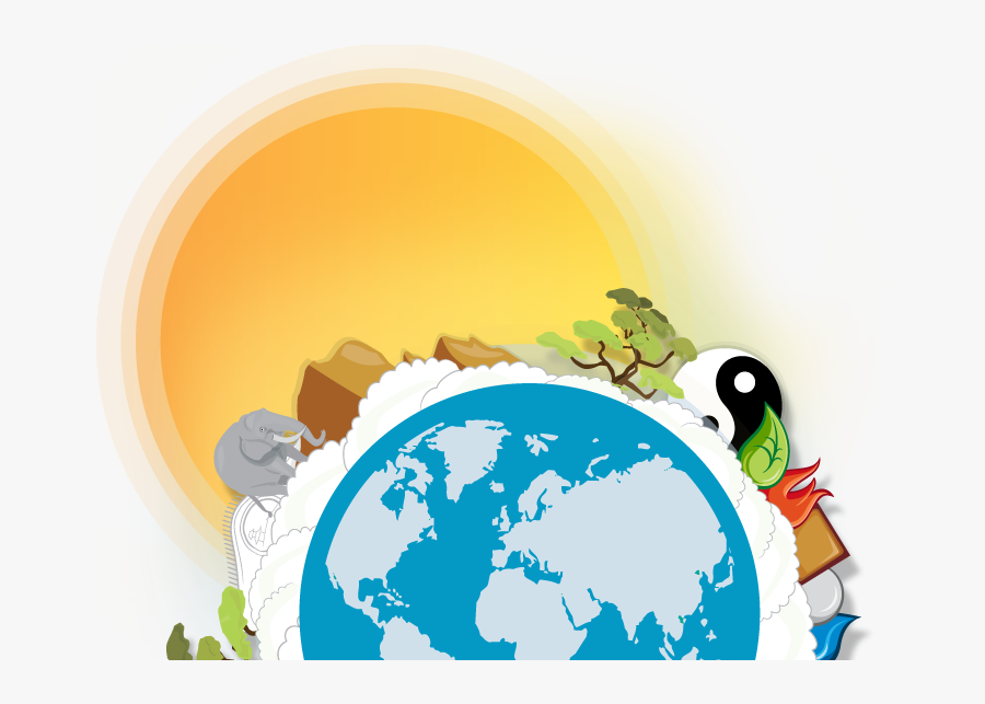 Planet Earth Clipart Discovery World - World Map, Transparent Clipart