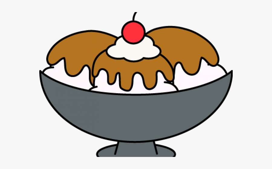 Ice Cream Dish Clipart, Transparent Clipart