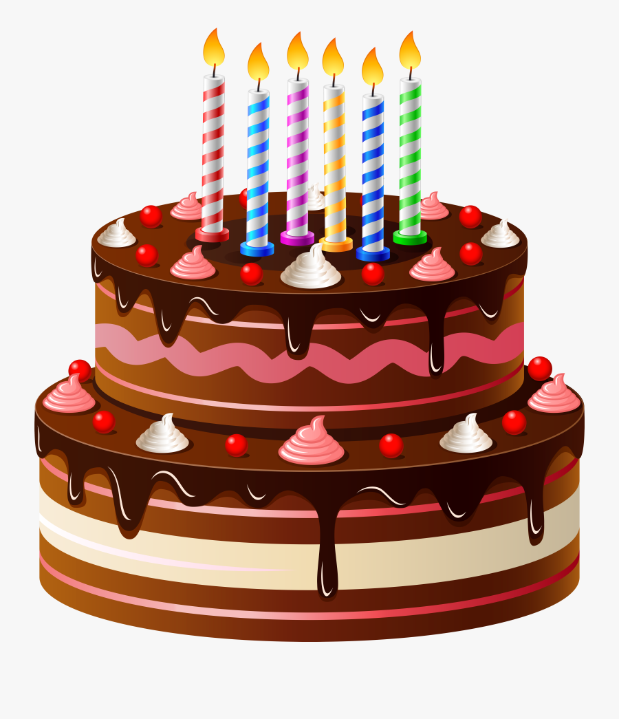 Birthday Cake Clipart, Transparent Clipart
