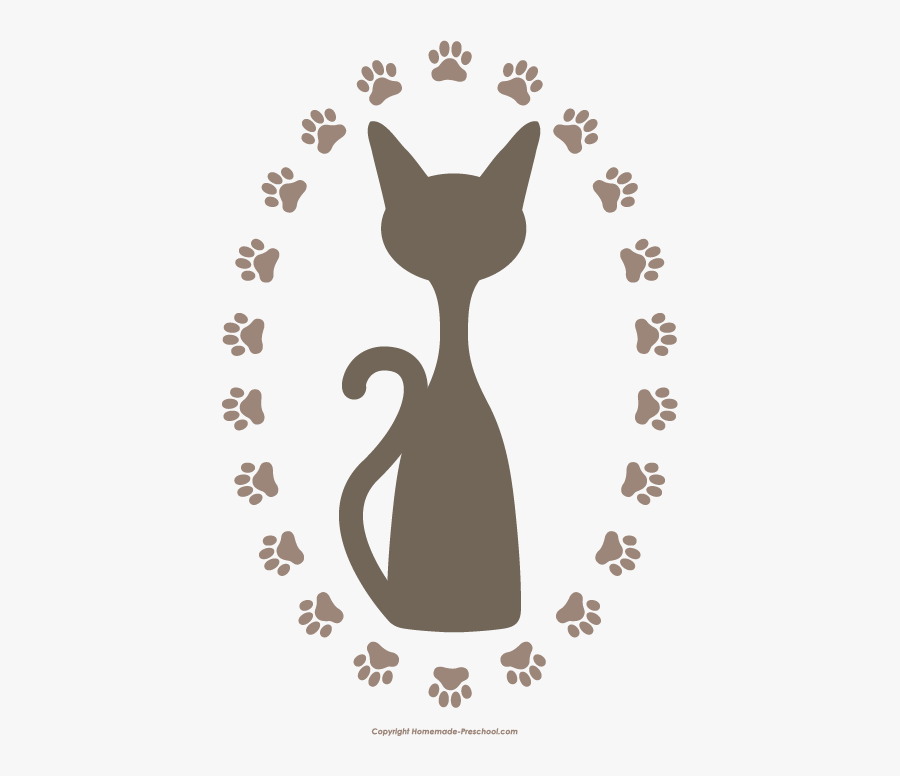 Cat Paw Print Clip Art Png, Transparent Clipart