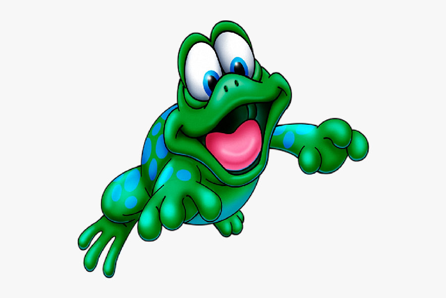 Funny Frog Cartoon Animal Clip Art Images - Cartoon Frog Transparent Background, Transparent Clipart