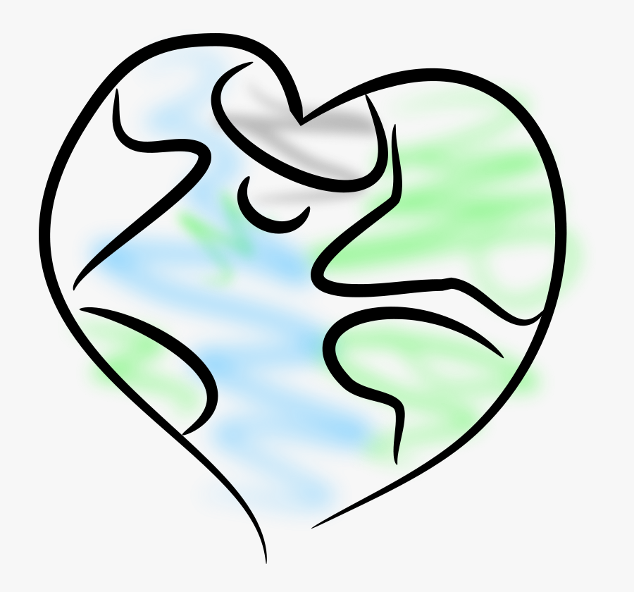 Png Earth Heart Clipart, Transparent Clipart