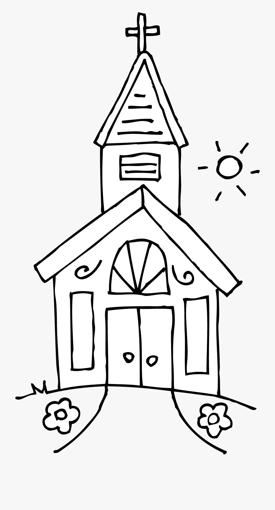 Church Clipart On Clip Art Free And Church 2 Clipartbold - Church Clipart Black And White, Transparent Clipart