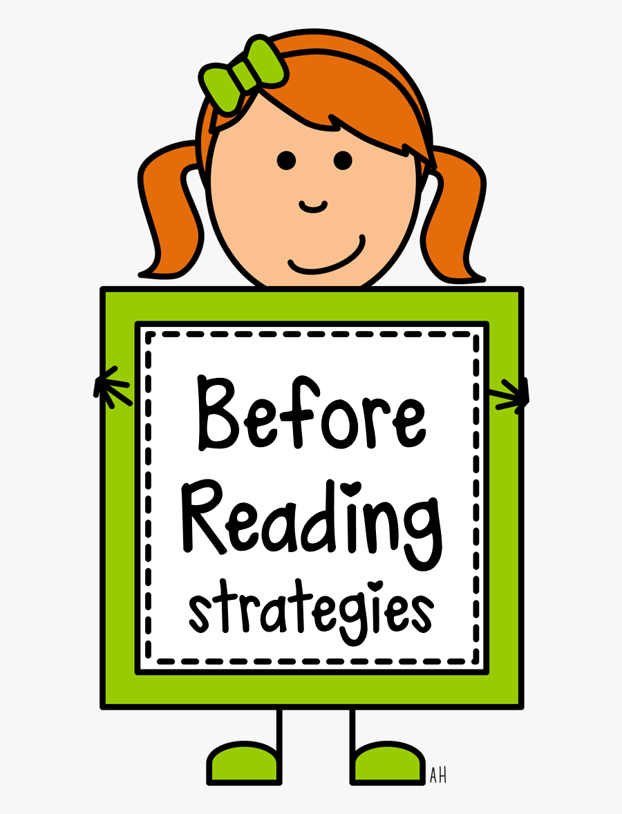 Reading Clipart Strategies - Before Reading, Transparent Clipart