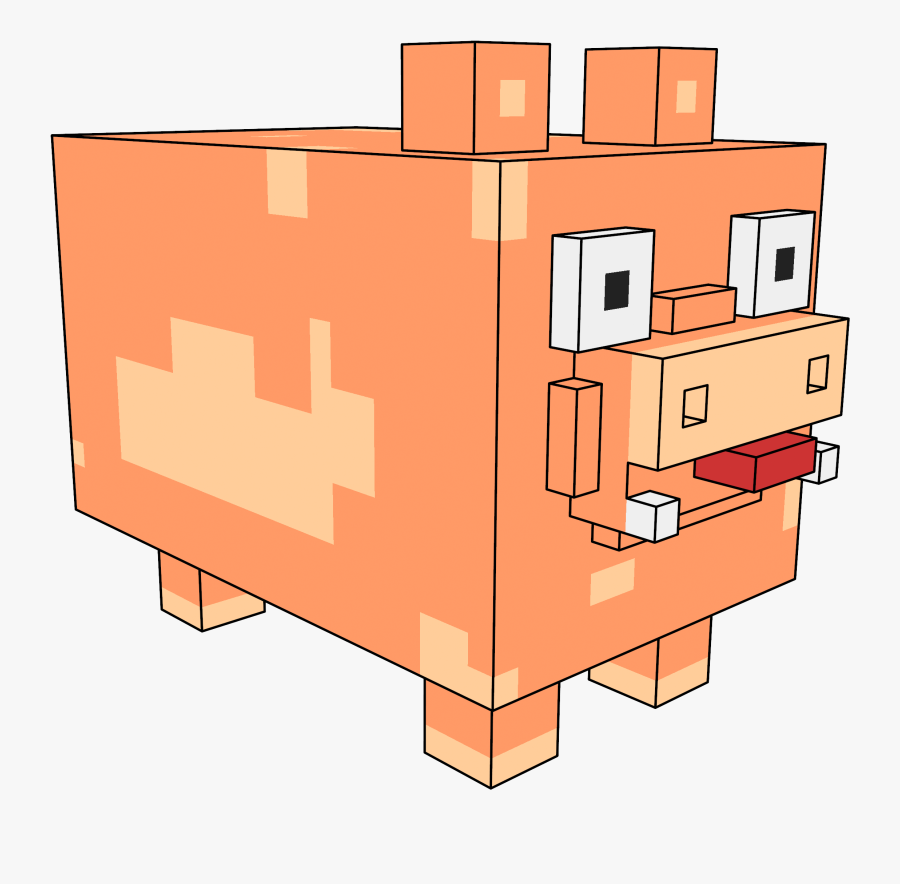 Voxel Pig Clipart Png - Educational Toy, Transparent Clipart