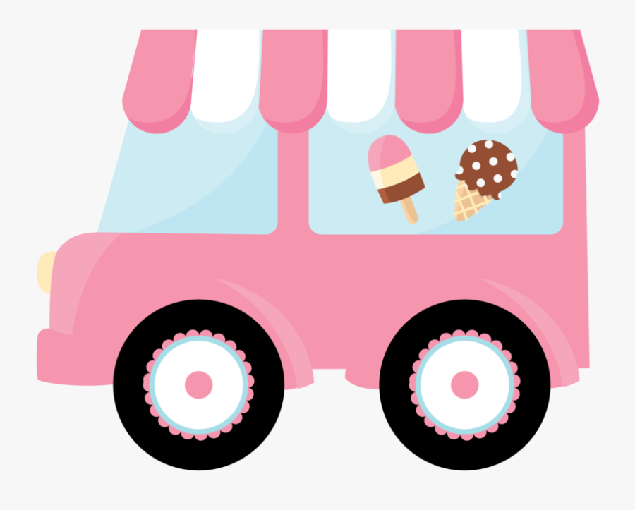 Cute Ice Cream Truck Clipart, Transparent Clipart