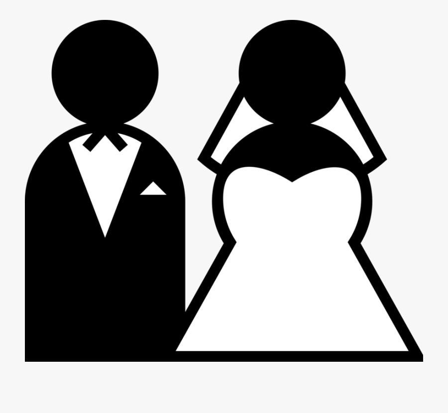 Bride And Groom Clipart - Marriage Clipart, Transparent Clipart