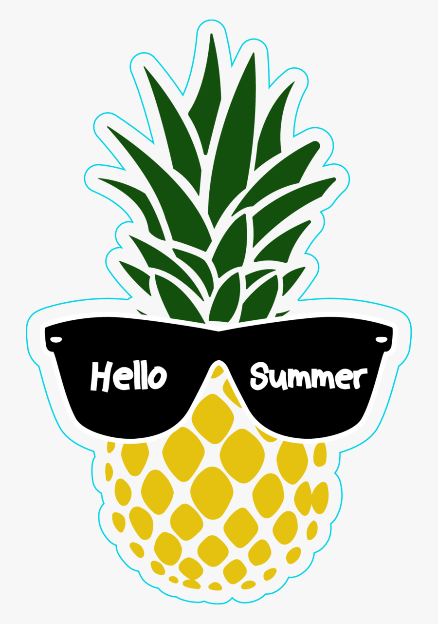 Pineapple Png Summer - Summer Pineapple Clipart, Transparent Clipart