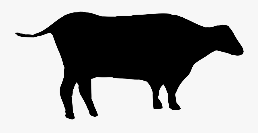 Cow Clipart Silhouette - Png Clipart Cow Silhouette, Transparent Clipart