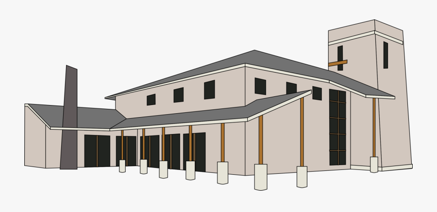 Church Building Png - Church Building Clip Art, Transparent Clipart