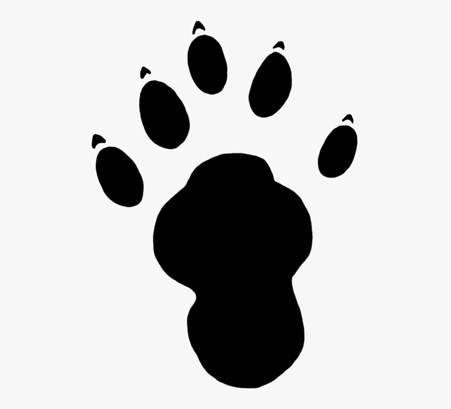 Pawprint Clipart Horizontal - Otter Paw Clip Art, Transparent Clipart