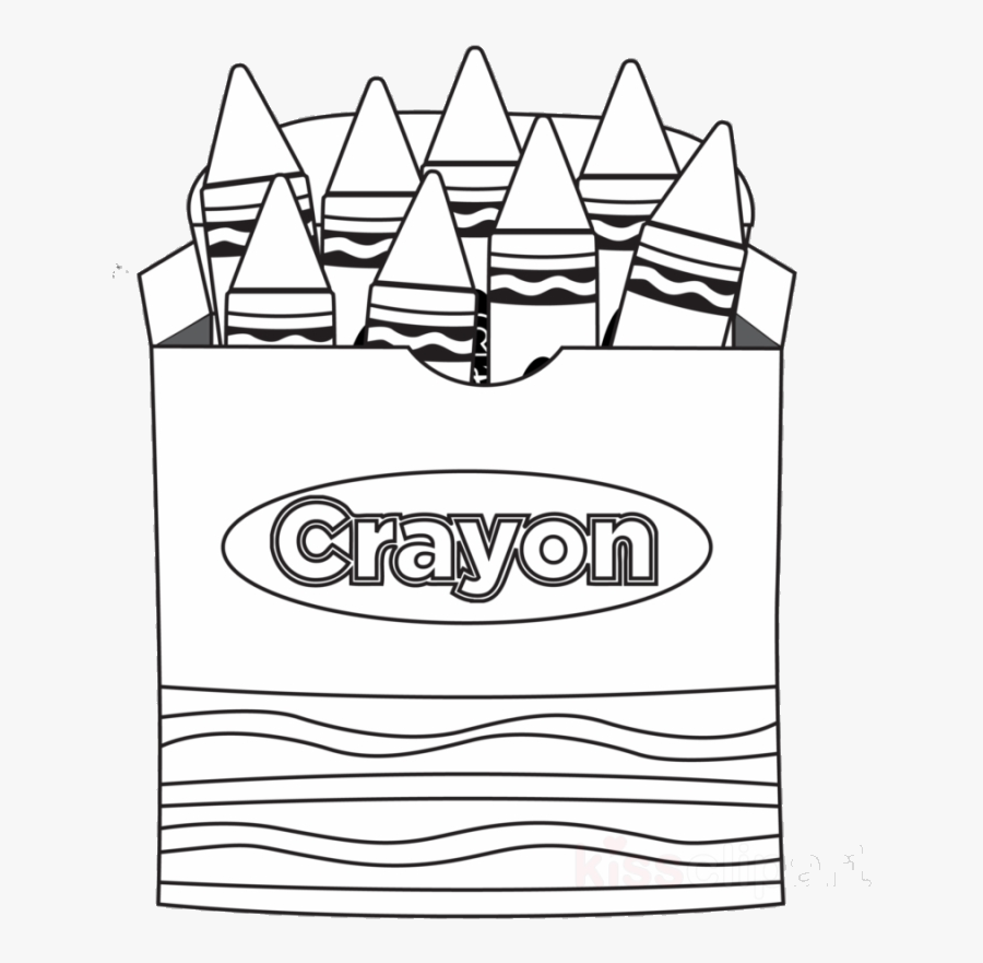 Gray Crayon Clipart Coloring Book Clip Art Color Pencils - Crayons Black And White, Transparent Clipart