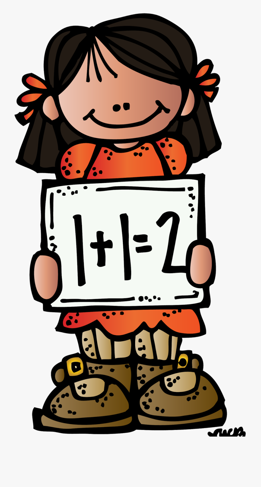 Math Writing Clipart - Melonheadz Math Clipart, Transparent Clipart