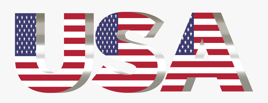 American Flag Clipart Transparent Background - Usa Logo Transparent Background, Transparent Clipart