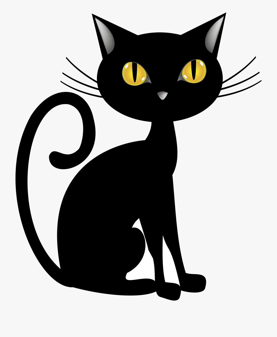 Black Cat Halloween Clip Art Image Gallery Transparent - Certificate For Halloween Costume Contest, Transparent Clipart