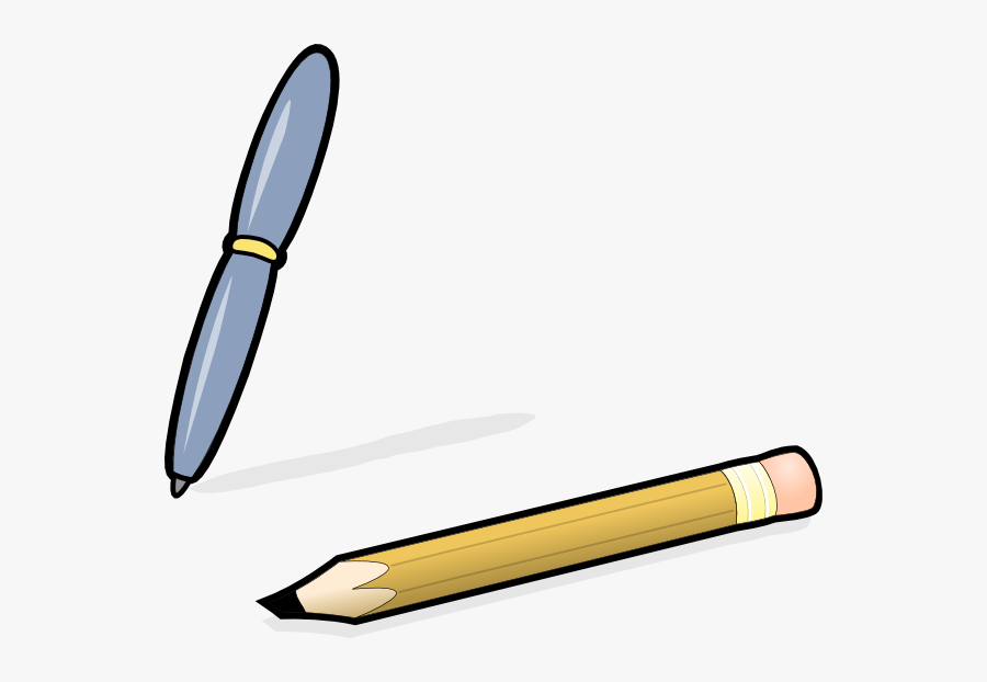 Pencil Writing Clipart Png - Pen And Pencil Clip Art, Transparent Clipart