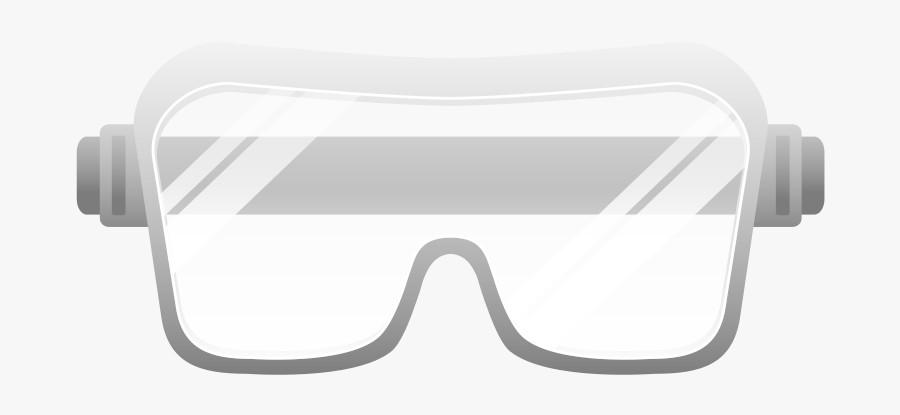 Safety Glasses Reminder Clipart - Science Goggles Transparent Background, Transparent Clipart
