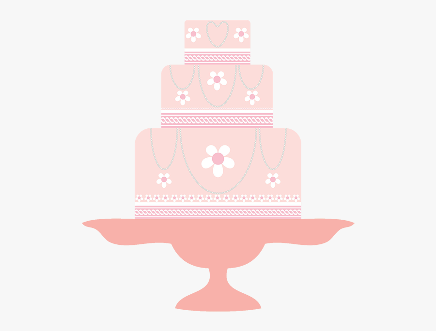 Pink Wedding Clipart - Cake Decorating, Transparent Clipart