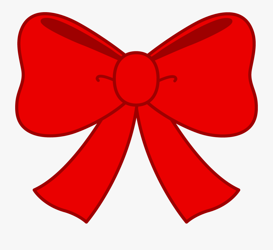 Clip Art Bow - Red Bow Clipart, Transparent Clipart