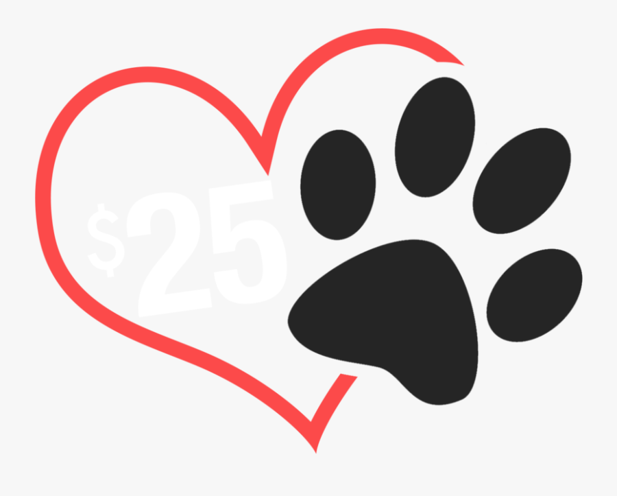 Transparent Paw Print Clipart - Animal Rescue Clip Art, Transparent Clipart