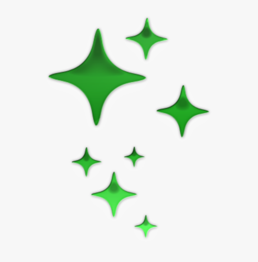 #mq #green #stars #star #glow - Clip Art Green Star Png, Transparent Clipart