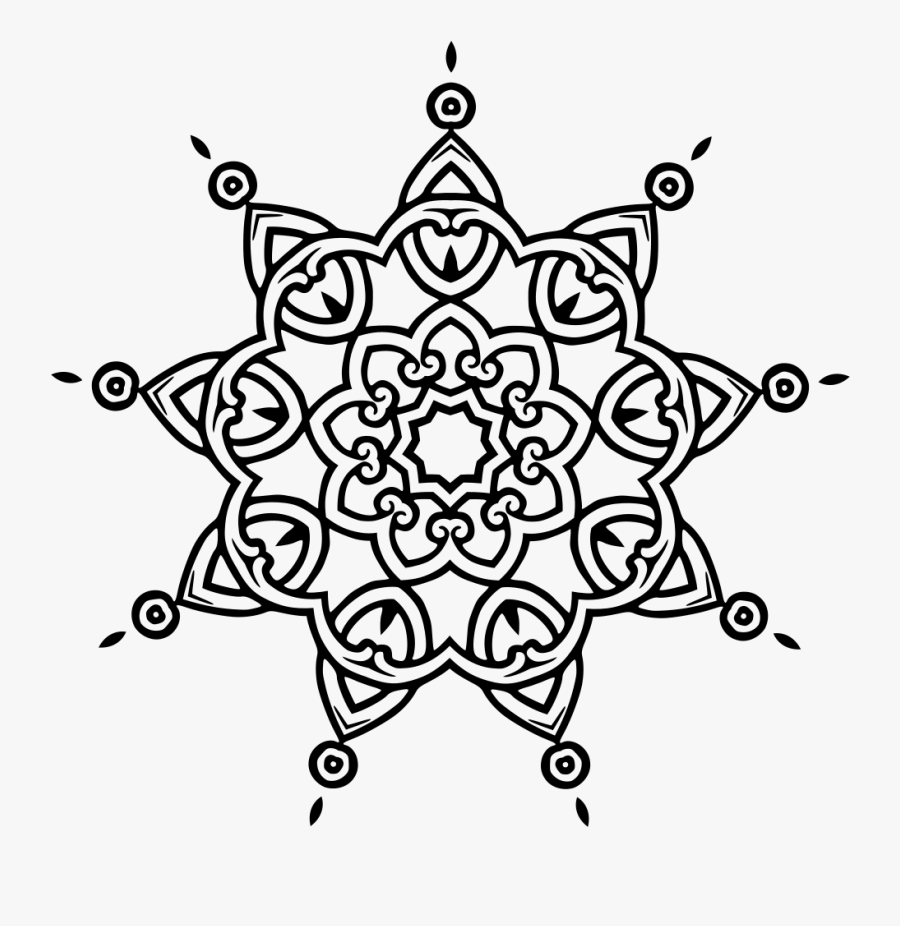 Interlocking Geometric Design - Disenos Blanco Y Negro En Png, Transparent Clipart