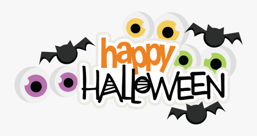 Clip Art Happy Halloween Clip Art - Spooky Happy Halloween Clipart, Transparent Clipart
