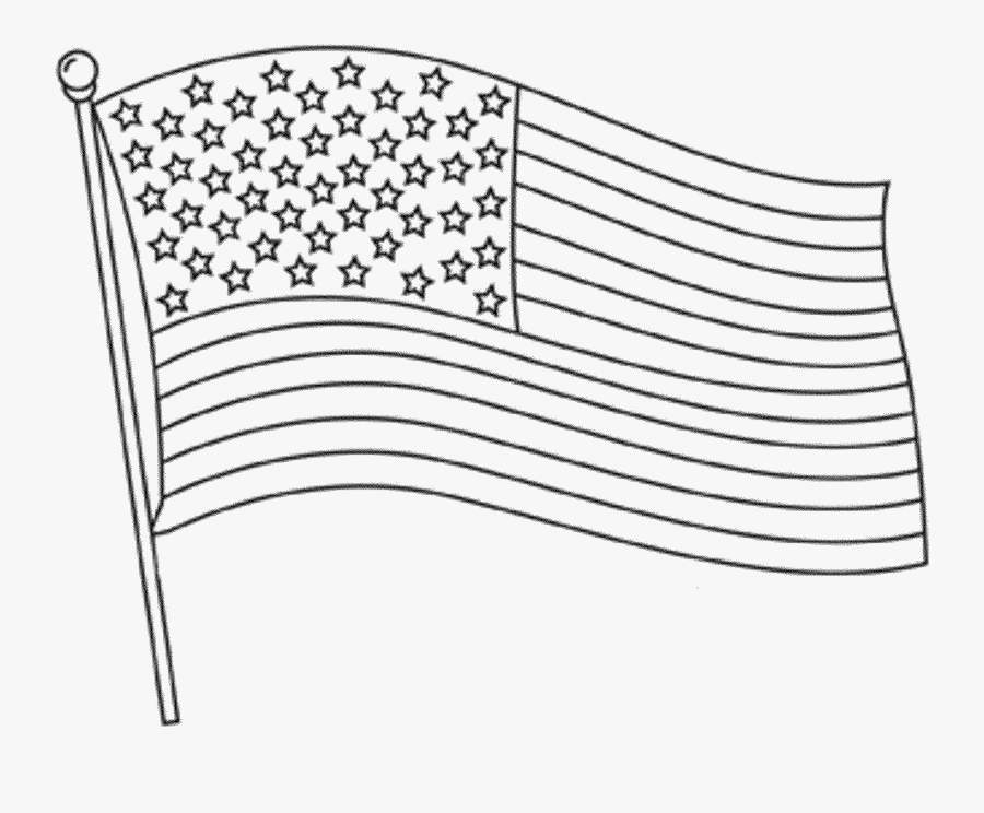 Thumb Image - American Flag Clipart Black And White, Transparent Clipart