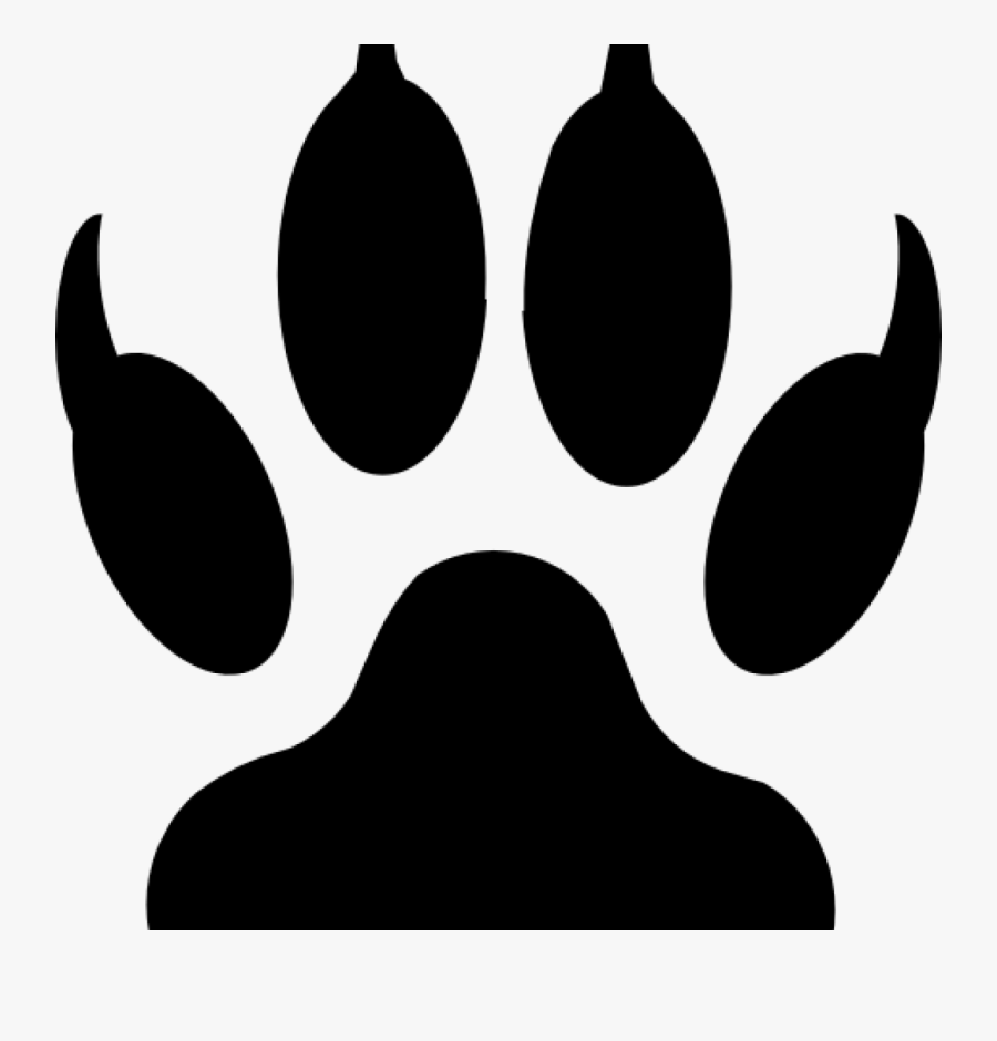 Bear Paw Clip Art Grizzly Bear Paw Print Clipart Clipart - Garra De Tigre Png, Transparent Clipart