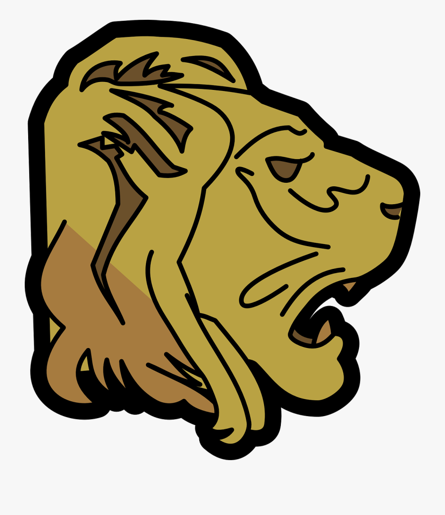 Cartoon Lion Clipart 10, - Free Lion Transparent Png Animated, Transparent Clipart