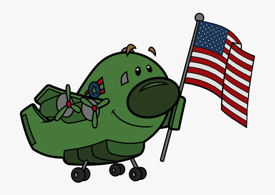 Rc130 American Flag Clipart , Png Download - Cartoon, Transparent Clipart