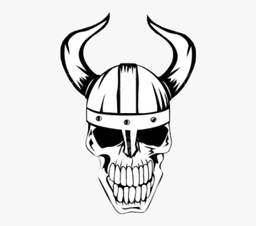 Viking Skull Vector Clipart , Png Download - Viking Skull, Transparent Clipart