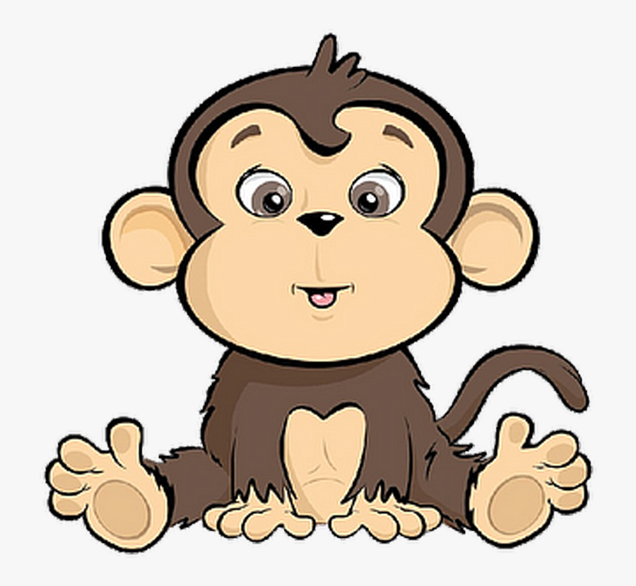 Monkey Clipart Safari Animal - Cartoon Monkey, Transparent Clipart