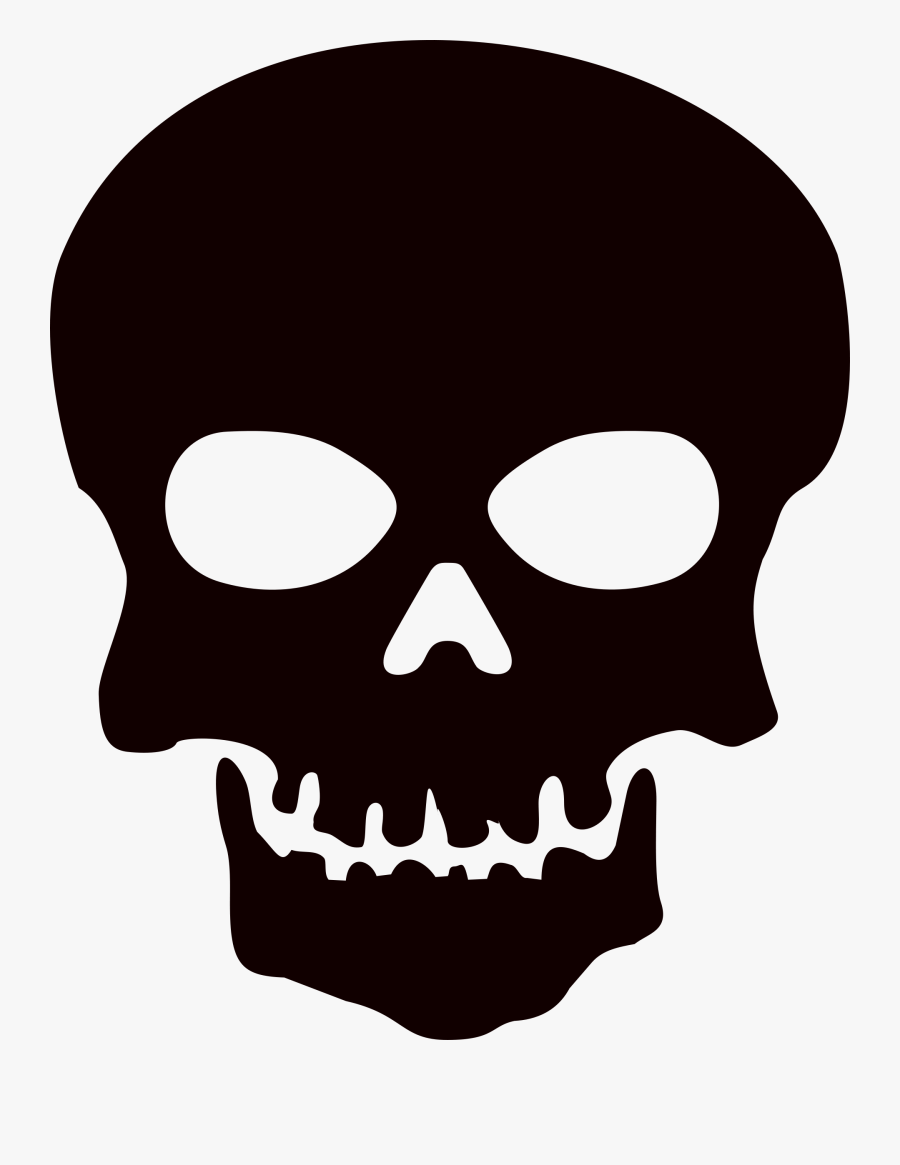 Skull Clipart Transparent - Skull Clipart Transparent Background, Transparent Clipart
