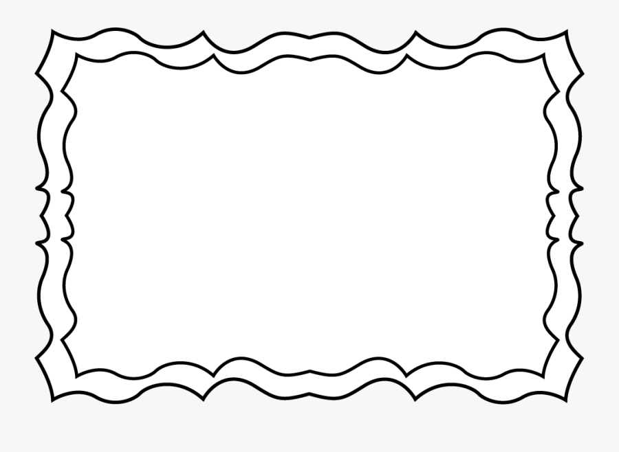 Borders Clipart Black And White - Frame Black And White, Transparent Clipart