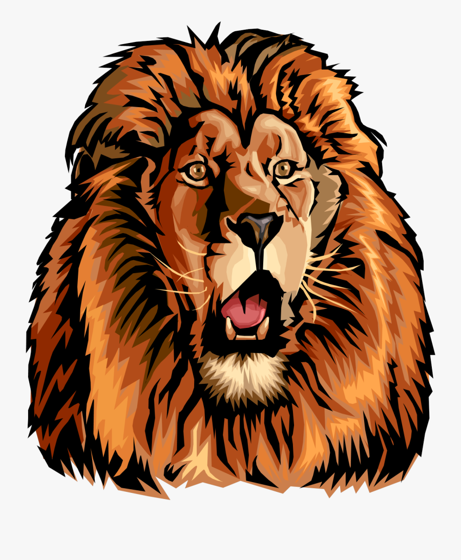 Lion Face Png - Morningside High School Logo, Transparent Clipart