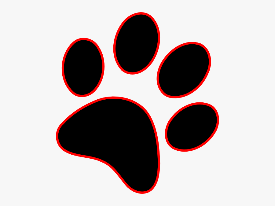 Lion Paw Print Clipart - Royal Blue Paw Print, Transparent Clipart