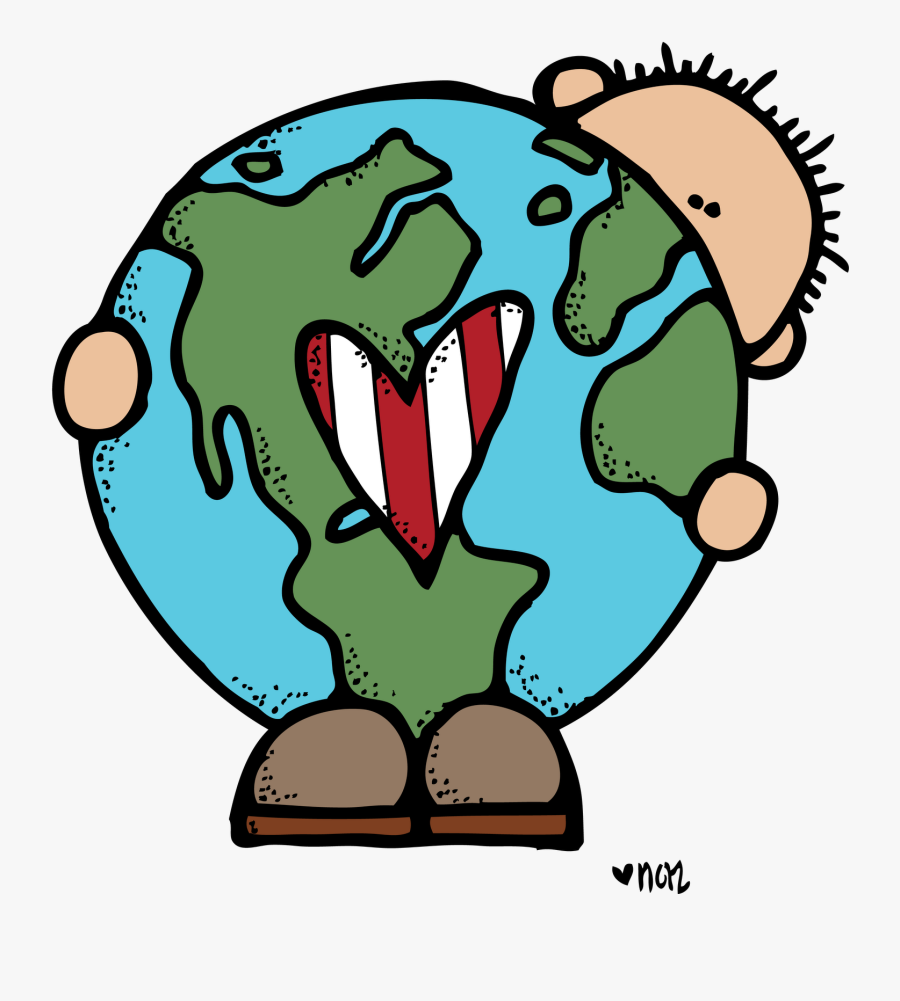Hug Clipart Earth - Black And White Geography, Transparent Clipart