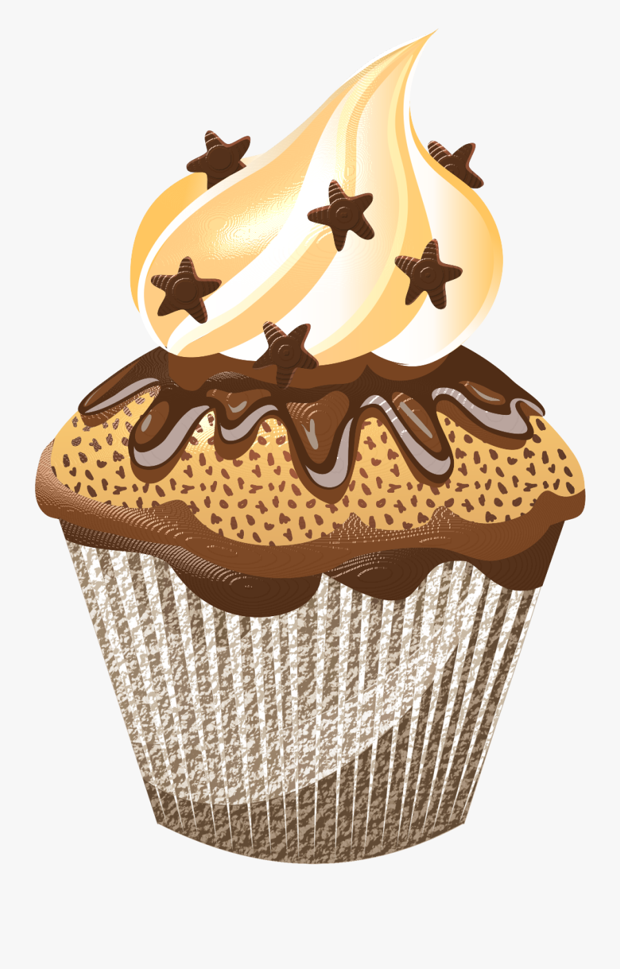 Cupcake, Transparent Clipart