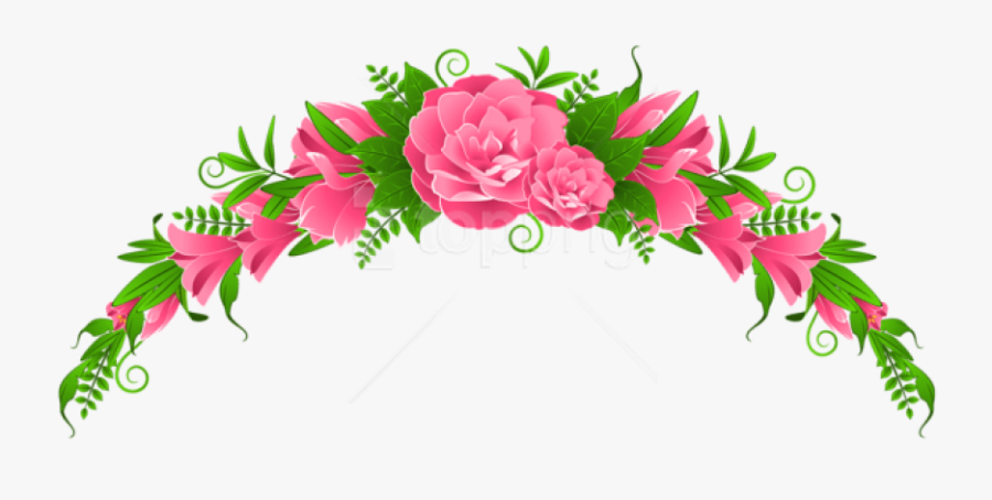 Flowers Clipart Png - Flower Png Border, Transparent Clipart
