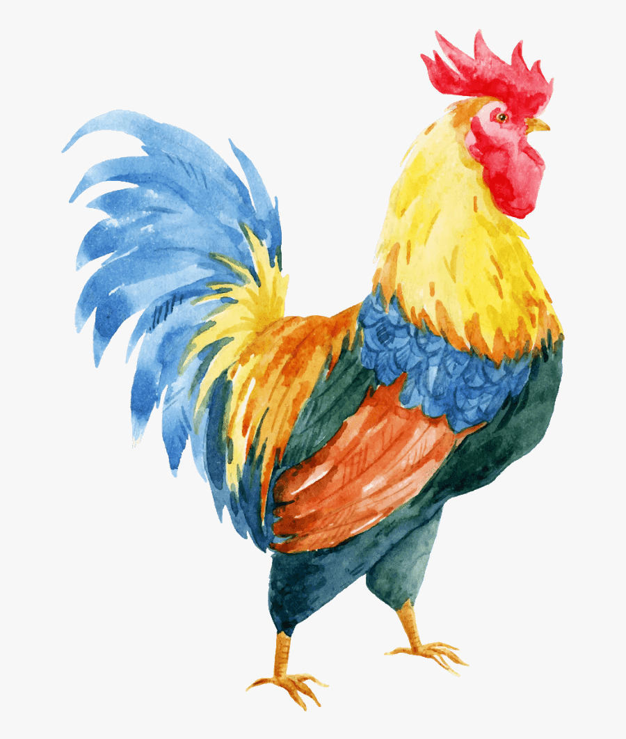 Chicken Clipart Logo - Transparent Background Rooster Clip Art, Transparent Clipart