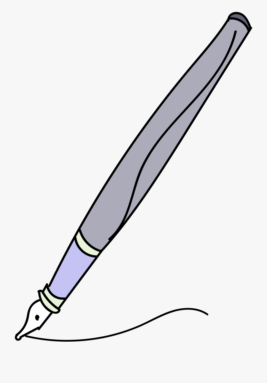 Calligraphy Pen Side View - Pen Clipart Transparent, Transparent Clipart
