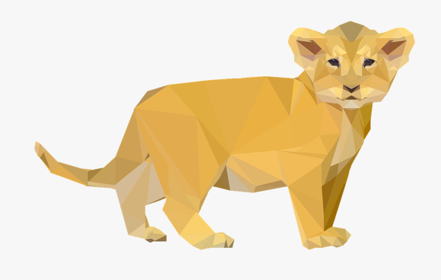 Lion Clipart Lion Cub - Lion Cub Clip Art, Transparent Clipart