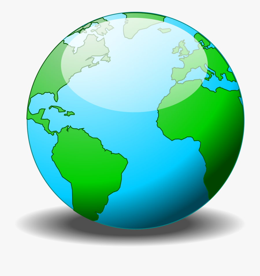 World Globe Clipart Free Download Clip Art On - Simple World Map Globe, Transparent Clipart