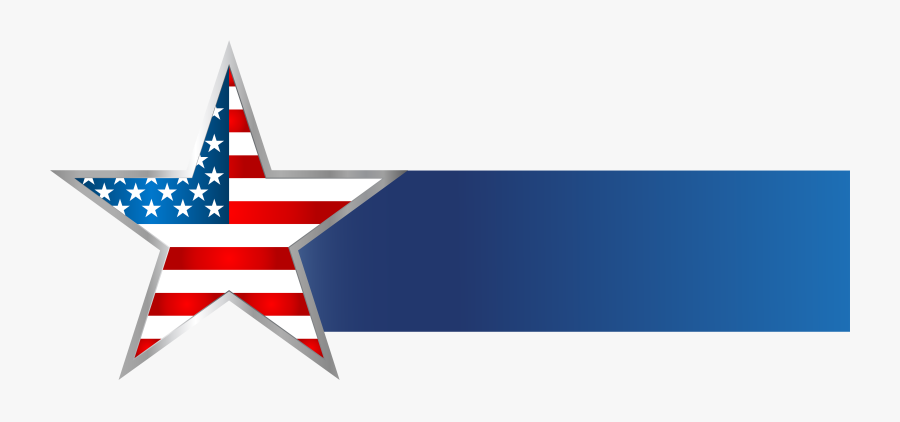 Transparent American Flag Clipart - Usa Flag Banner Png, Transparent Clipart