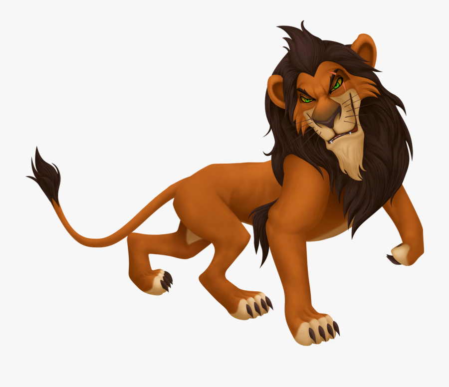 Lion Clipart Two - Scar Kingdom Hearts, Transparent Clipart