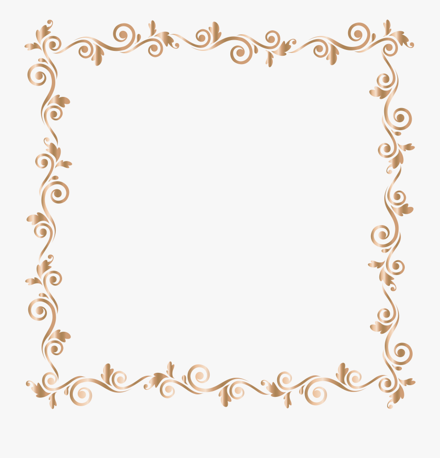 Gold Border Clipart Free Best On , Transparent Cartoons, Transparent Clipart
