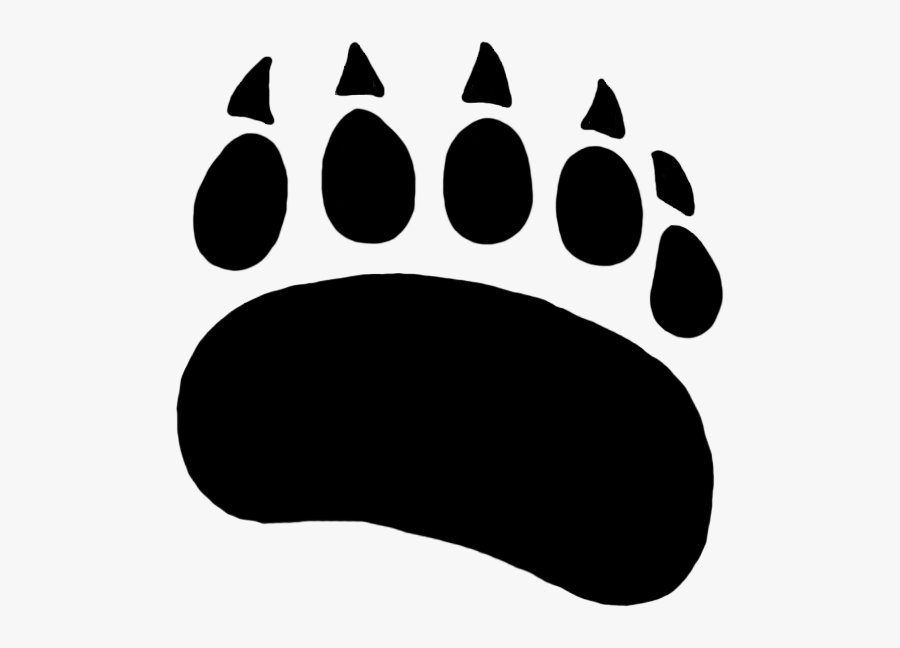 Bear Paw Paw Prints Clipart - Claw Bear Png, Transparent Clipart