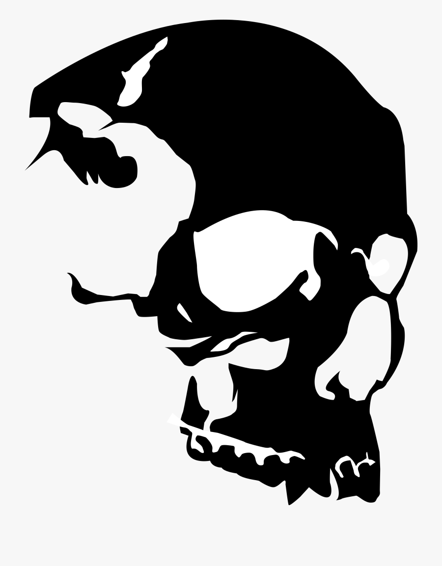 Skull Vector Clipart Kid - Vector Art Skull Png, Transparent Clipart