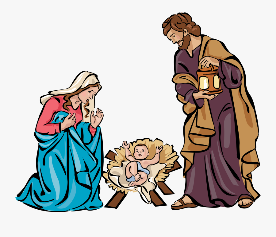 Christmas Holy Family Clip Art - Christmas Holy Family Png, Transparent Clipart